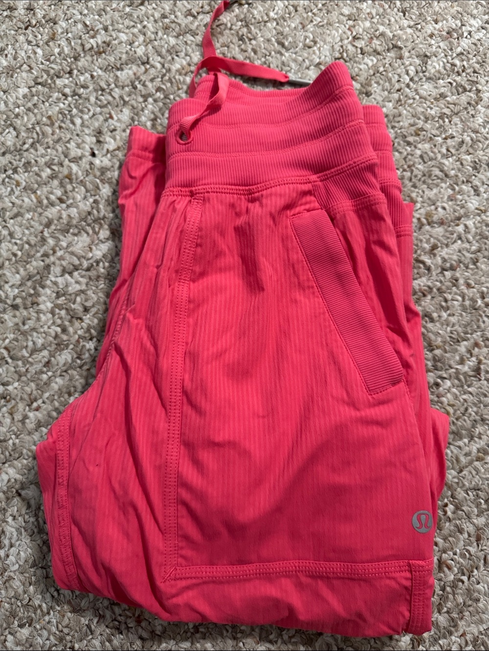lululemon athletica Coral Pink High-Waist athletic pants